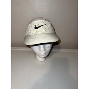 NIKE Dri FIT ADV Ace Tennis Visor White One Size Adjustable Golf